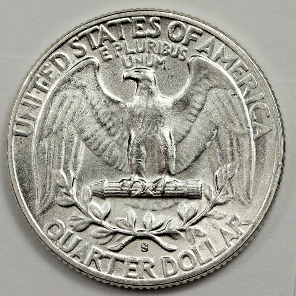 1950-s Washington Quarter. Nice B.U. (Inventory A)