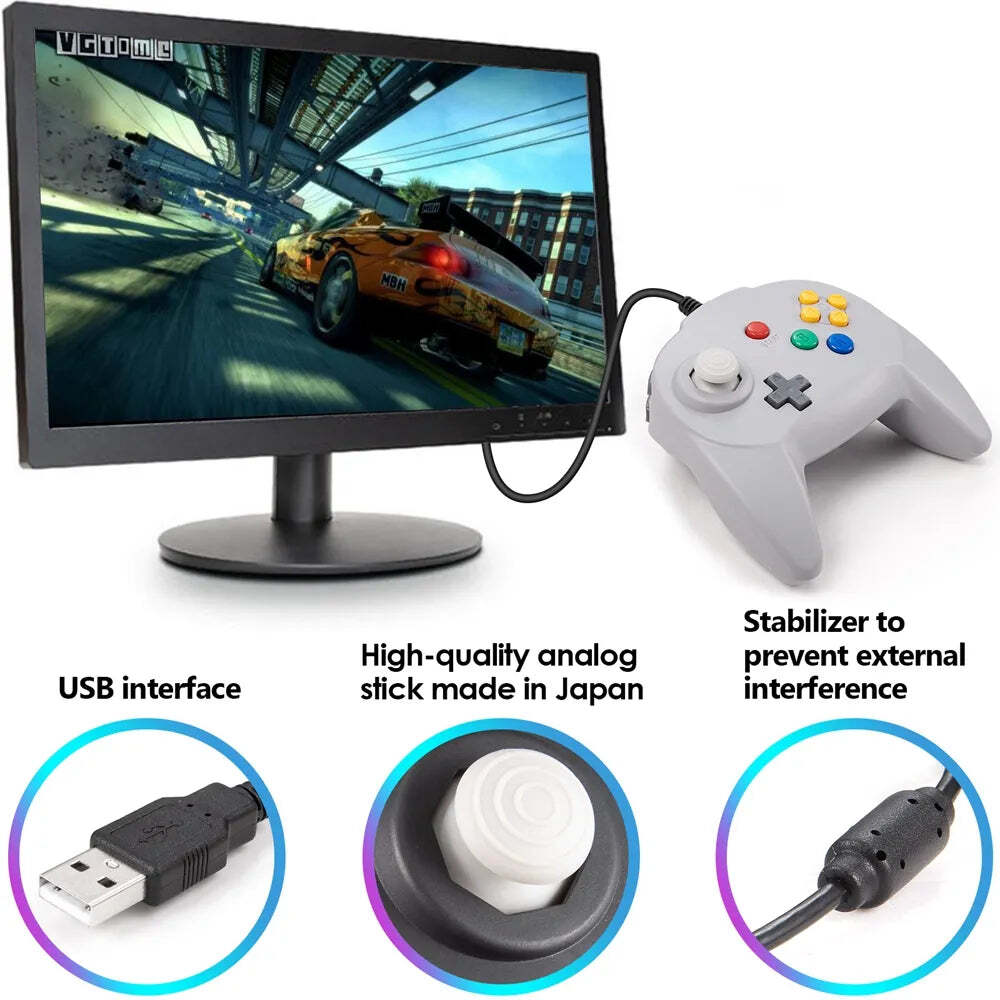 Mini Controller for Classic N64 Games