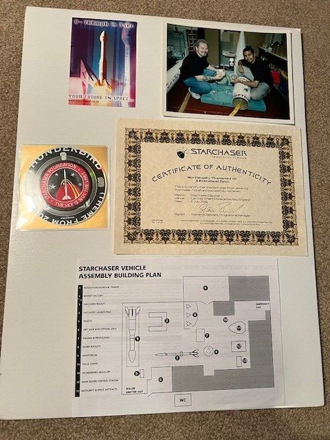 Scarce - Starchaser FLOWN patch, etc with authenticity cert 7/20