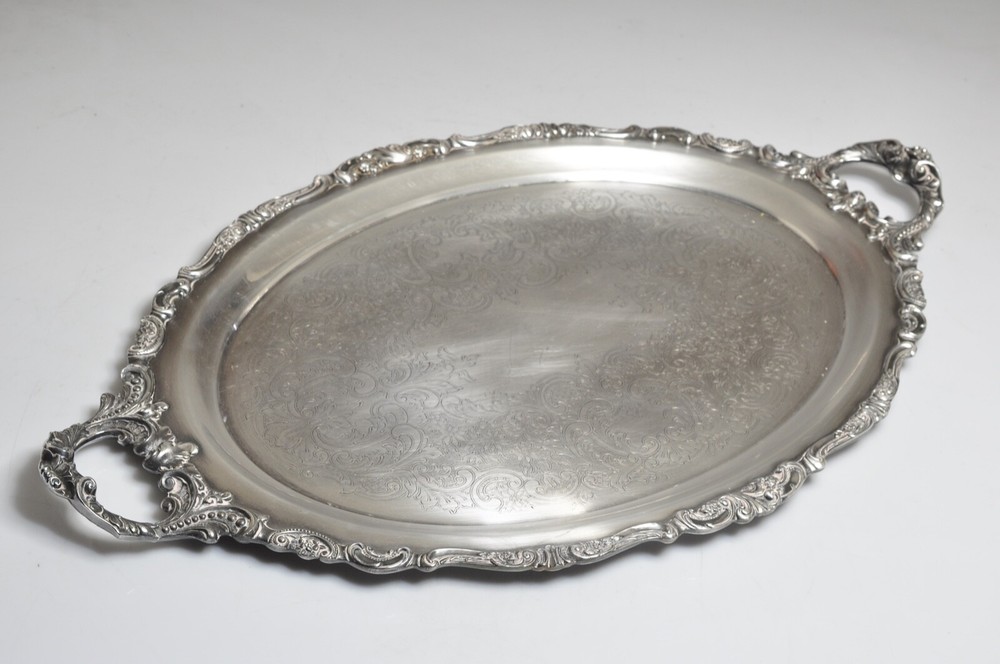 Baroque by Wallace 29" Serving Tray #294- Not Footed-