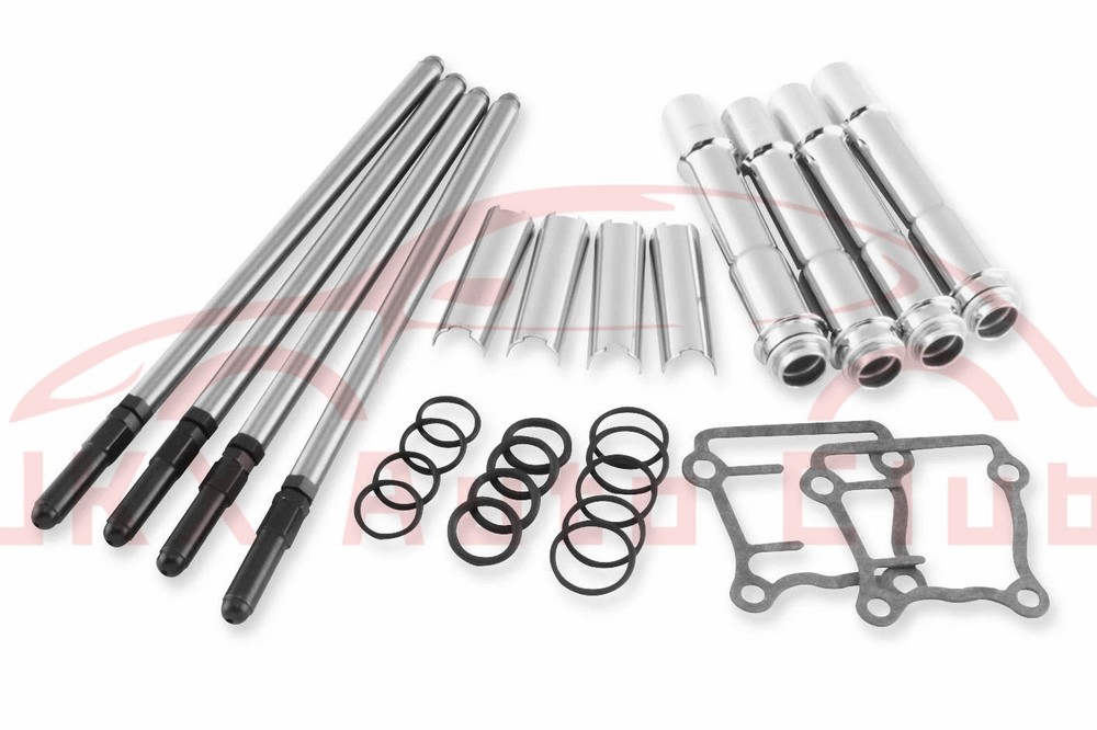 Cycle Adjustable Pushrod Kit Set With Covers q #93-5095#