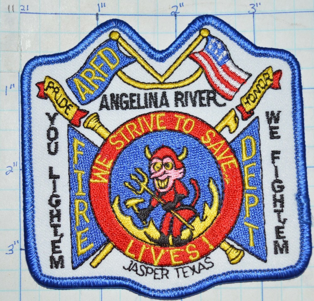 TEXAS, ANGELINA RIVER FIRE DEPT JASPER PATCH