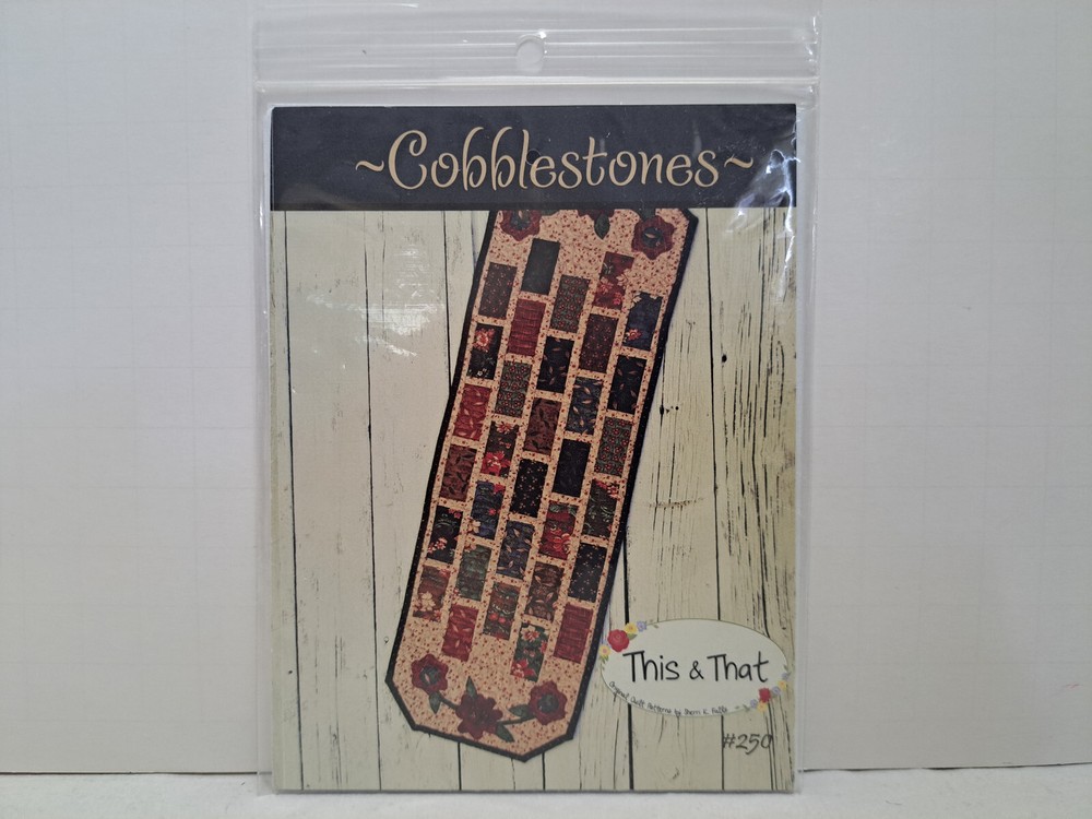 This & That Quilt Pattern - Cobblestones (12" x 38") #250
