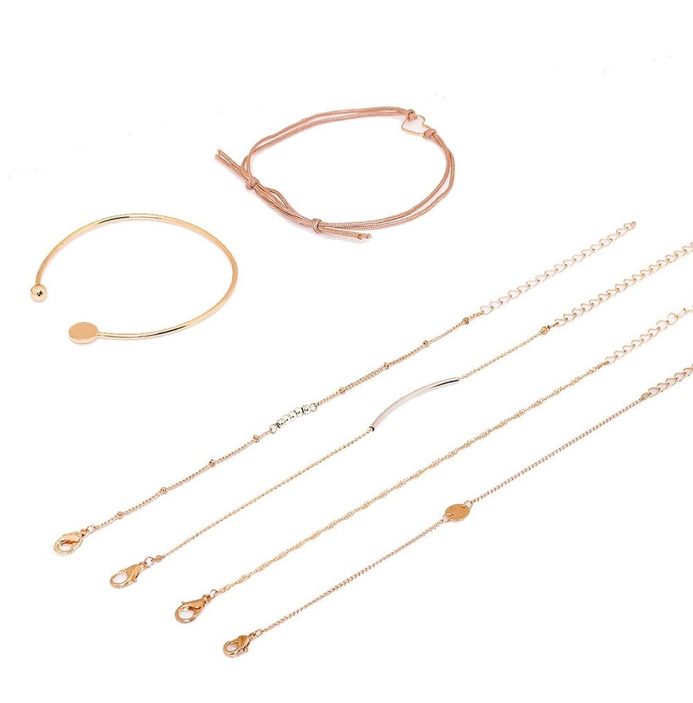 Layered Bracelet Set Assorted Beaded Bracelet Multiple Stackable Wrap Bangle ...