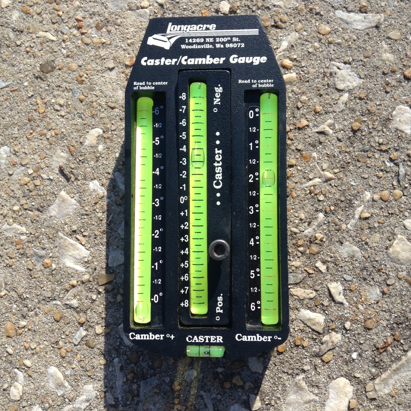 Longacre Sprint Car Caster/Camber Gauge