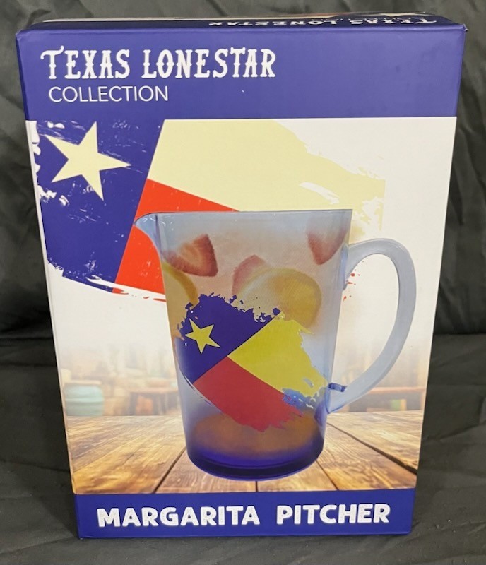 Texas Lonestar Collection Heavy Duty Plastic Margarita Pitcher 2 Qt