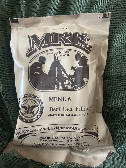 Official Ameriqual Military MRE Individual Single Meal You Pick Exp. 2027.