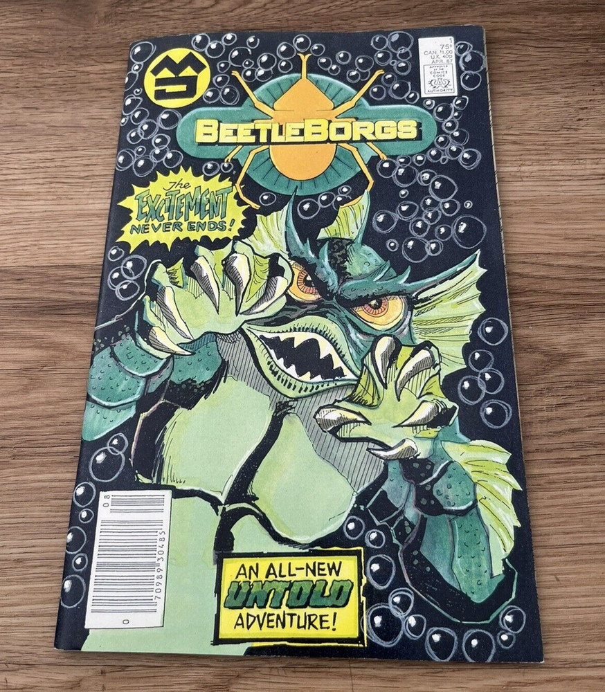 Beetleborgs Original TV Show Something Fishy Episode 41 Script & Prop Comic Book
