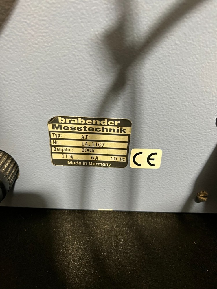 Brabender Aquatrac Moisture Analyzer and Printer