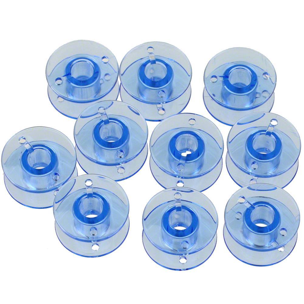 Class 15 Plastic Bobbins (10pk), Clear