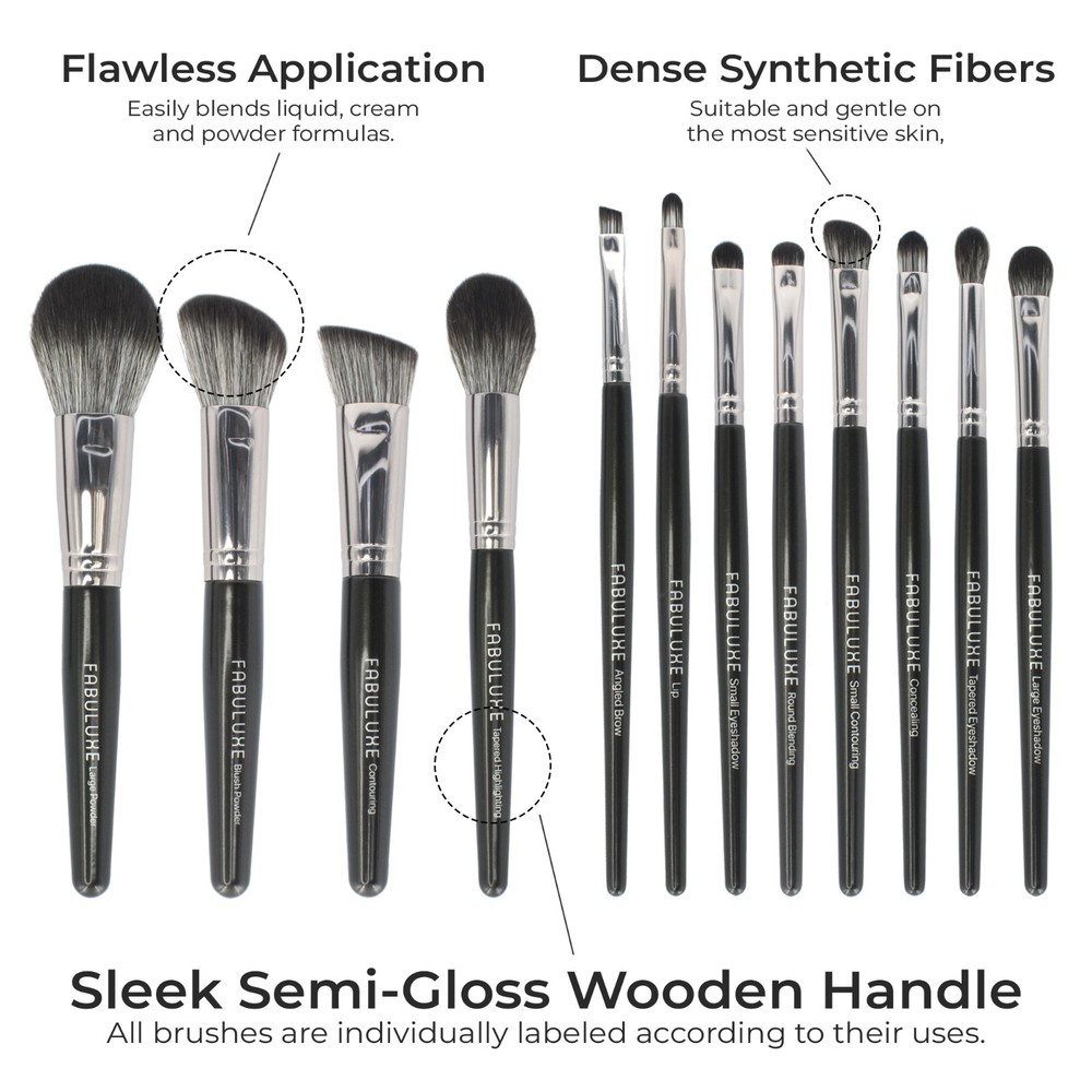 Fabuluxe Brushes Set (12 pcs)