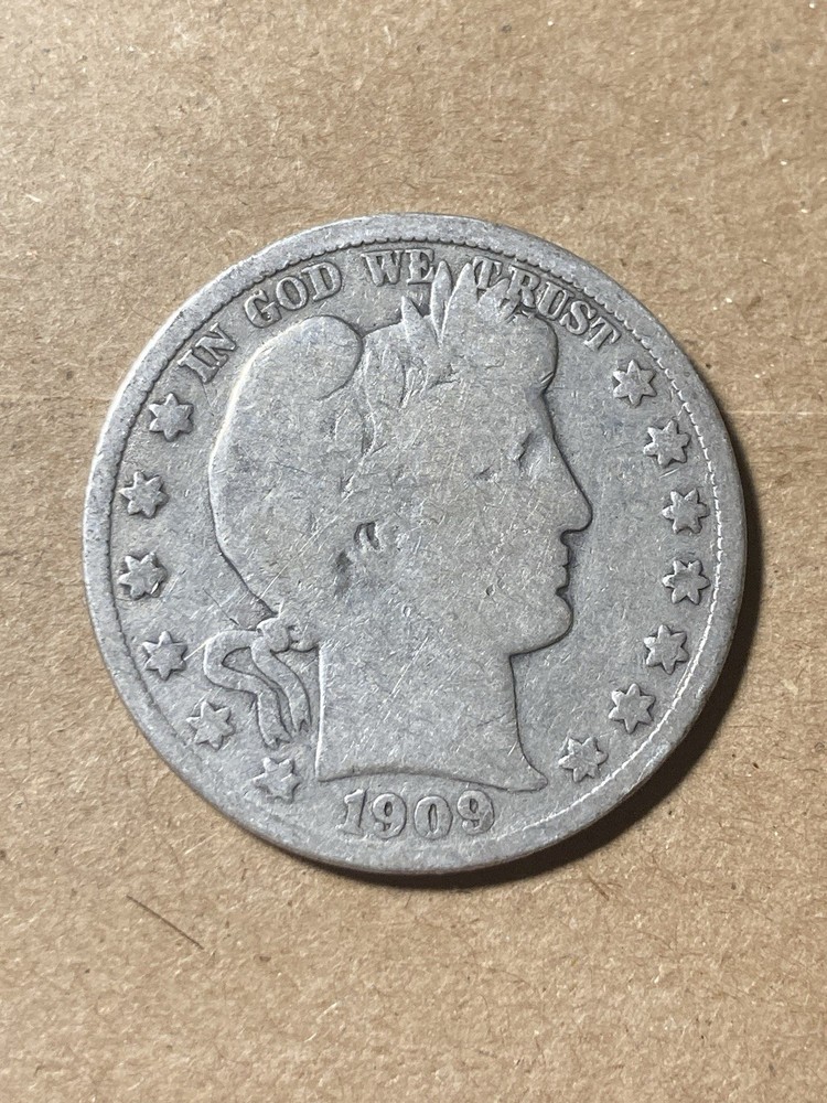 1909 Barber Half Dollar - As Shown! (#2159)