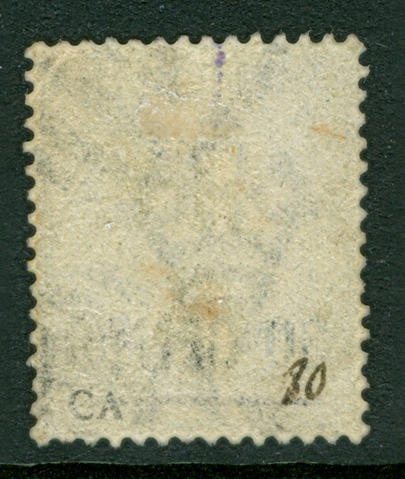 Ceylon, 30c on 36c olive green. Scott #128