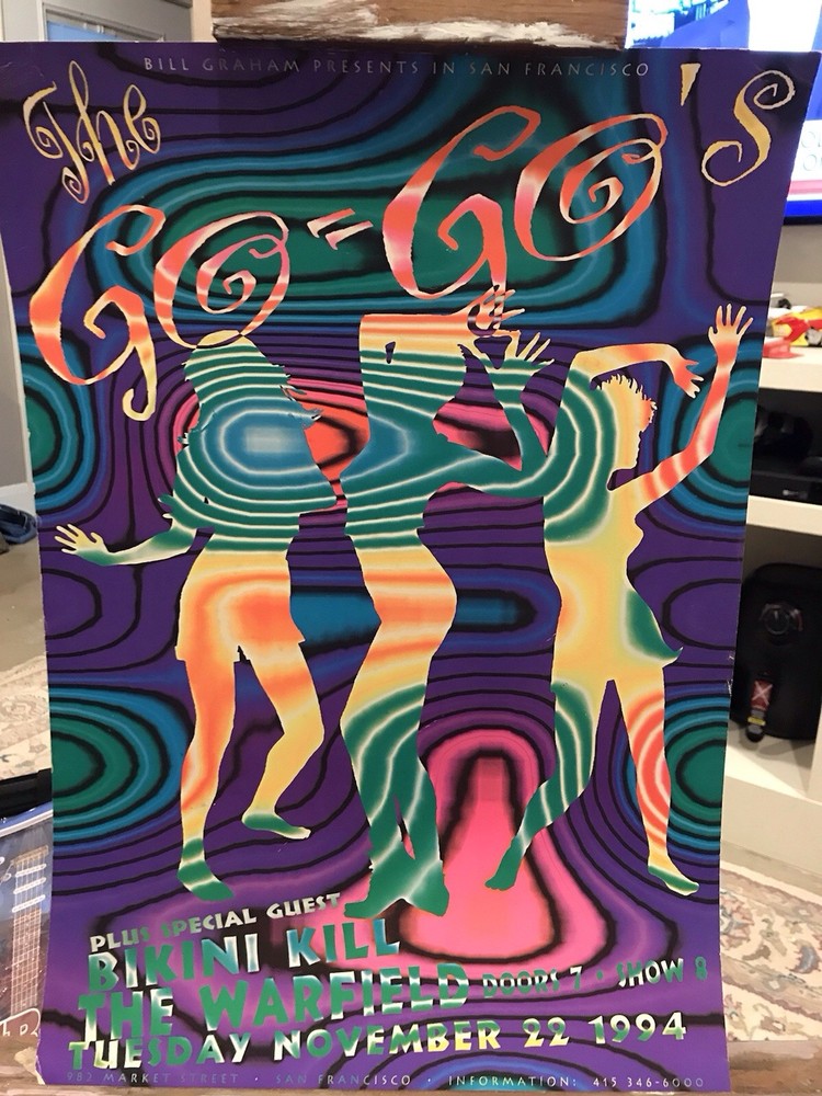 The Go Gos Warfield  poster￼