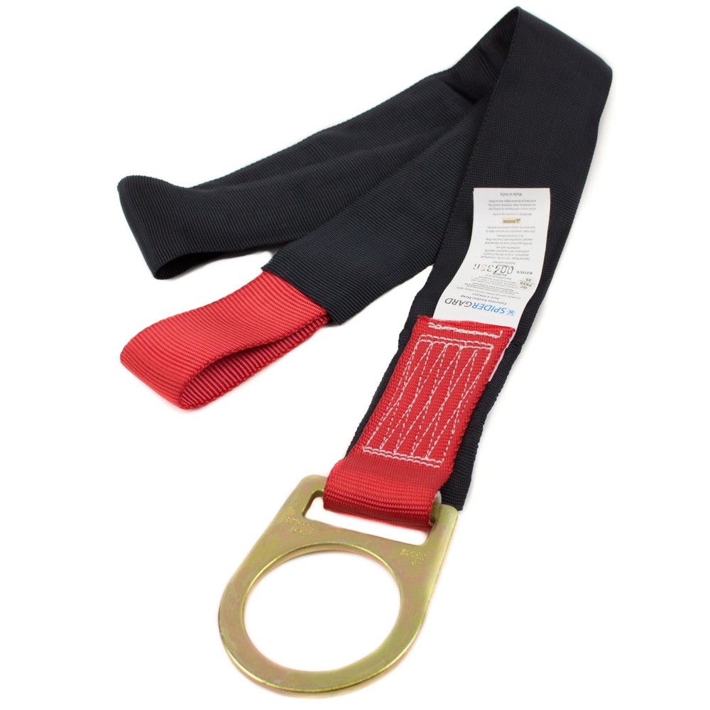 Fall Protection 4-Foot Loop and D-Ring End Concrete Anchor Strap SPA201