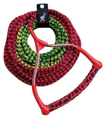 Airhead Ski Rope, 3 Section, Radius Handle, Multi Colored