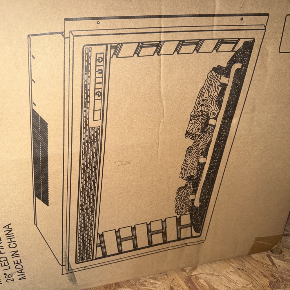 Electric fireplace insert 26 inch