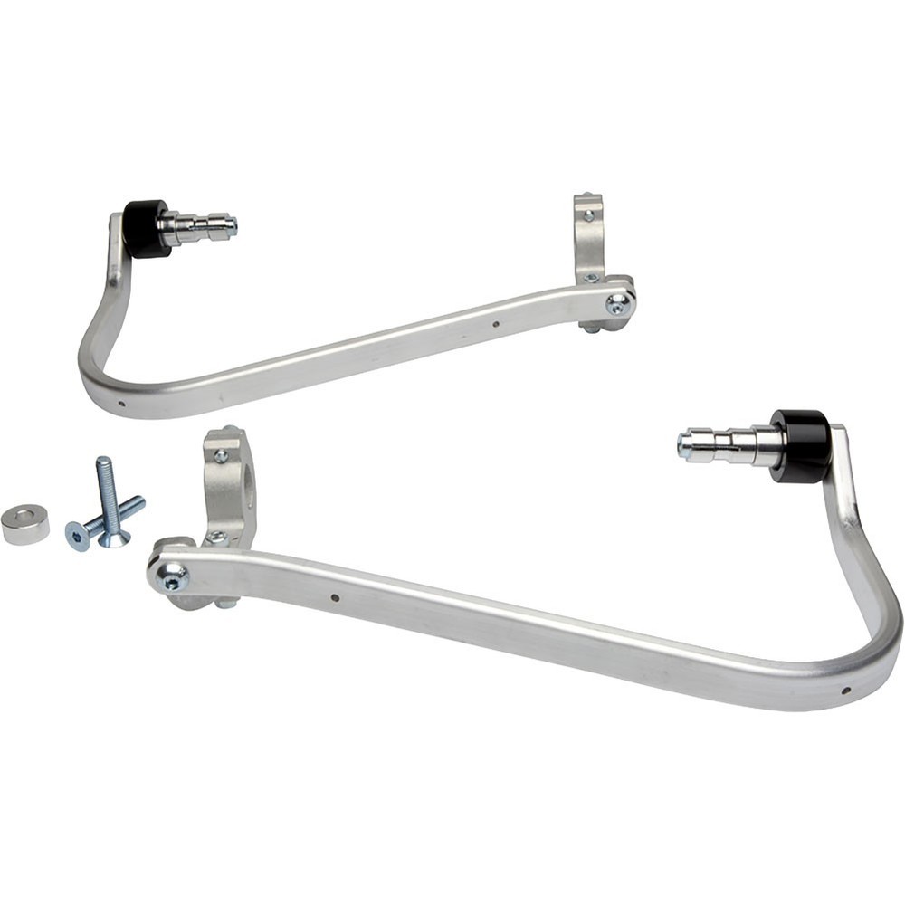 Barkbusters BHG-090-01-NP Two Point Mounted Handguards Silver
