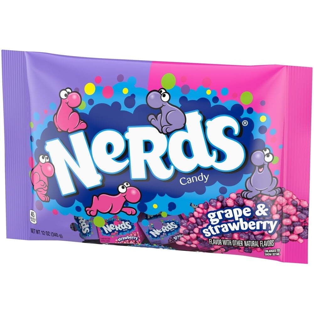 Nerds Grape & Strawberry Candy Bag, 12 oz