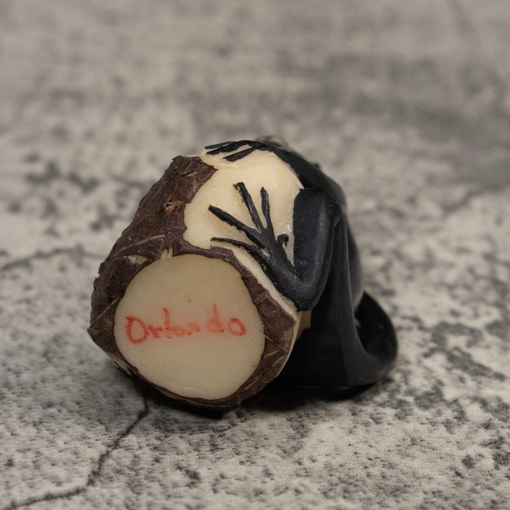 White Face Monkey Tagua Carving