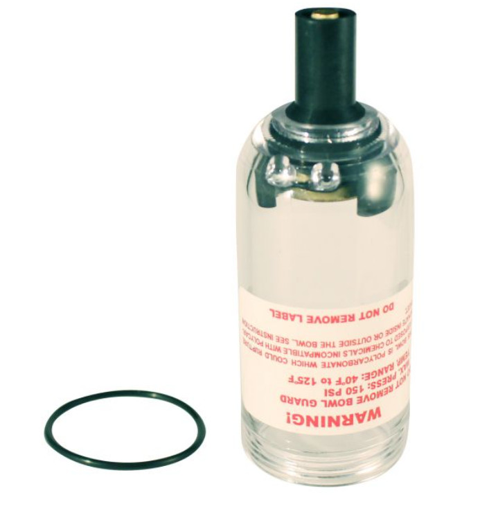 MILTON 1152 POLYCARBONATE MINI FILTER AND LUBRICATOR REPLACEMENT BOWL
