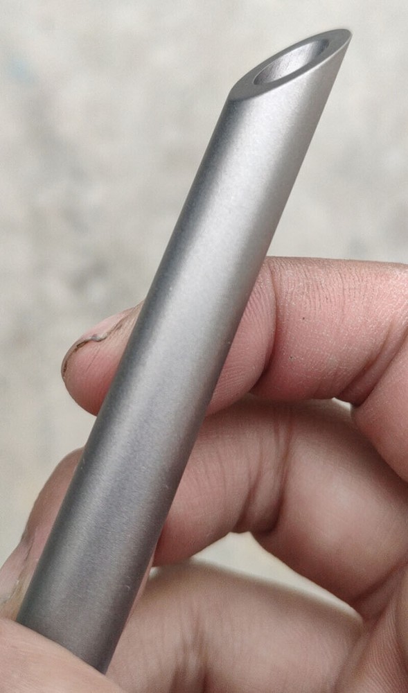 1pcs EDC TA1 Titanium Drinking Straw Ti sucker Tableware 18cm/20cm