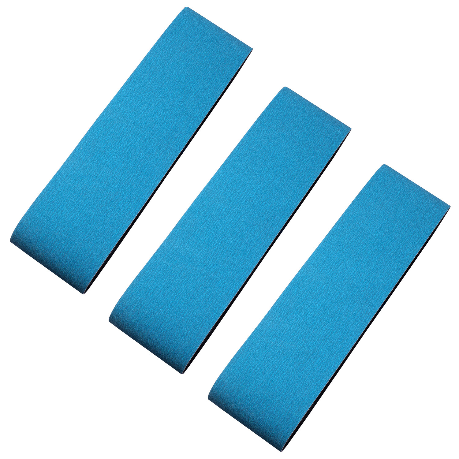 3-Pack 4" x 36" Zirconia Coated Sanding Belts 120 Grit for Polishing Metal/Wood