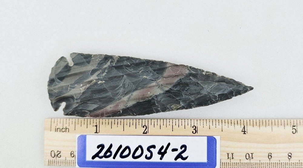 4" Spearhead - Lance Head - Drill Point - Hand Knapped Agate