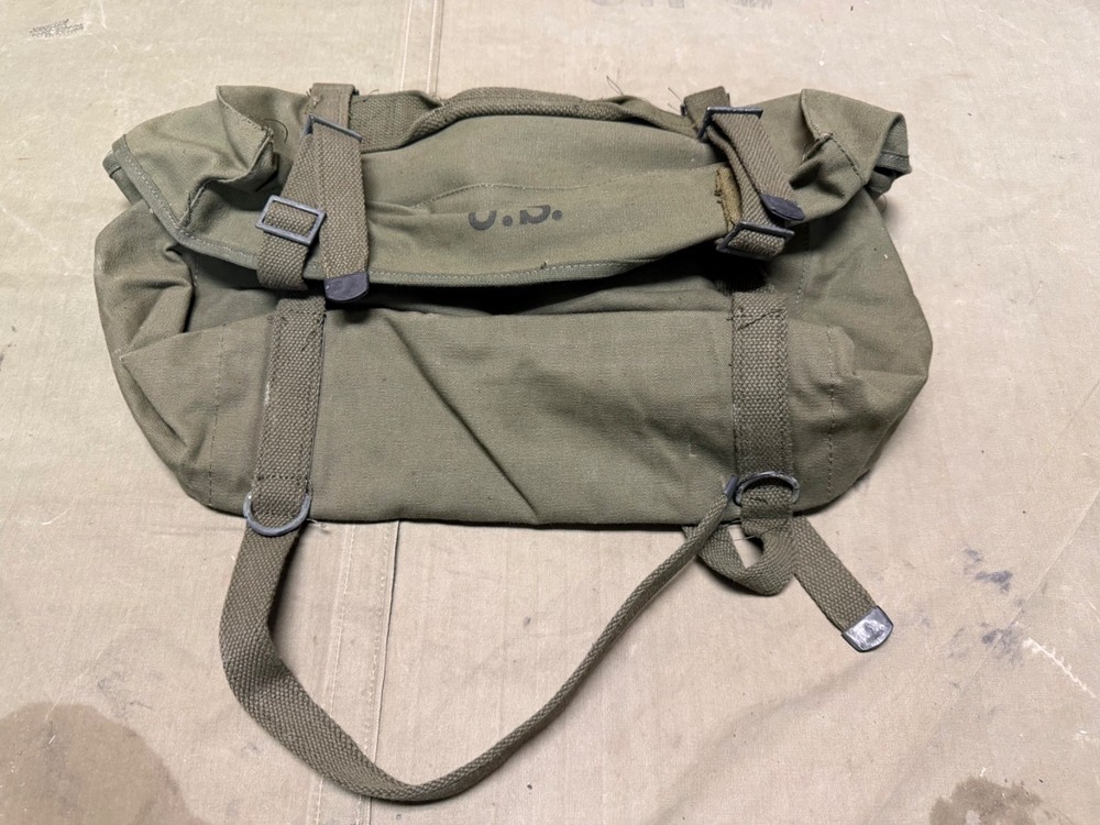 ORIGINAL POST WWII US ARMY INFANTRY M1945 LOWER COMBAT FIELD PACK-OD#7,  1951