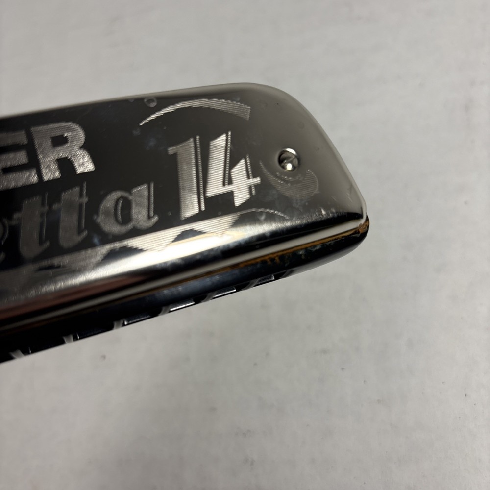 Hohner Chrometta 14 C Harmonica W/ Case 257