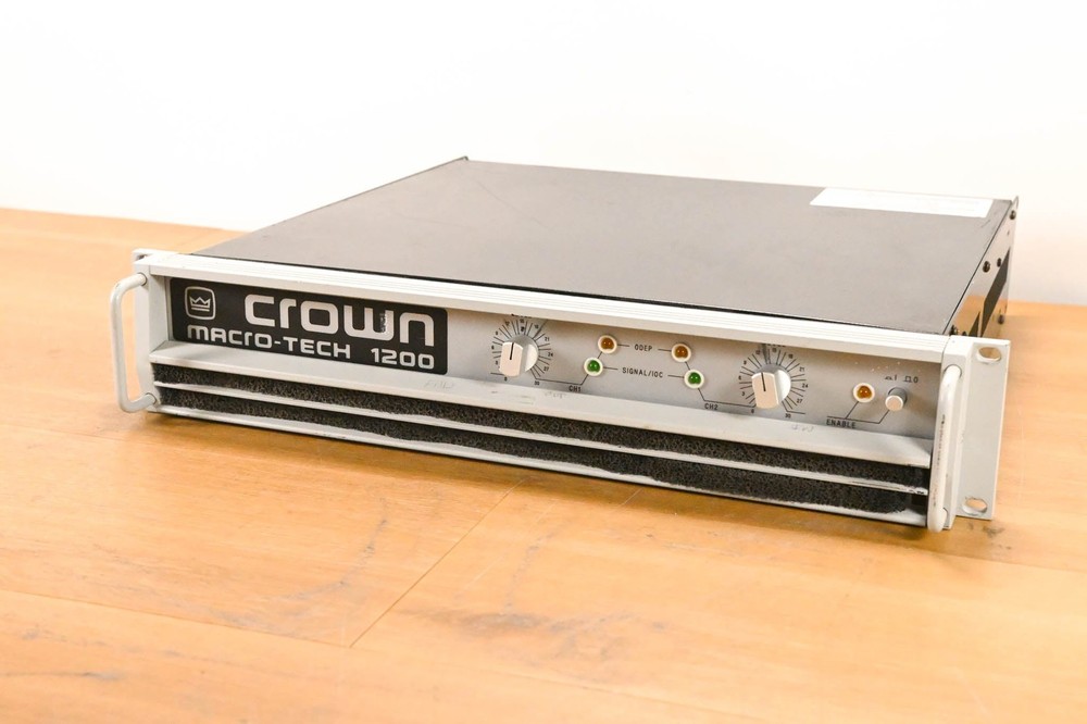 Crown Macro-Tech 1200 2-Channel Power Amplifier CG01YVR
