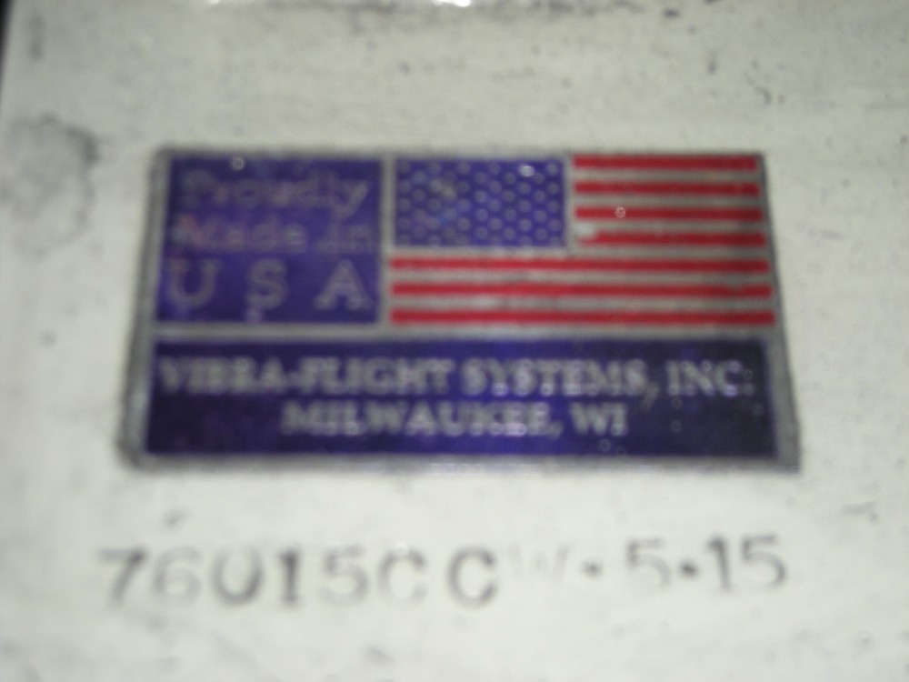 Vibra Flight Systems 15" Vibratory Feeder Bowl CCW w/ panel mount controller