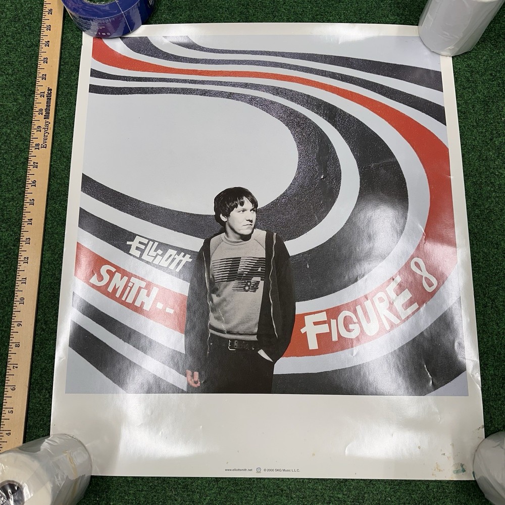 Elliott Smith Original Two-sided Figure 8 Promo Hate You Tour Poster 2000