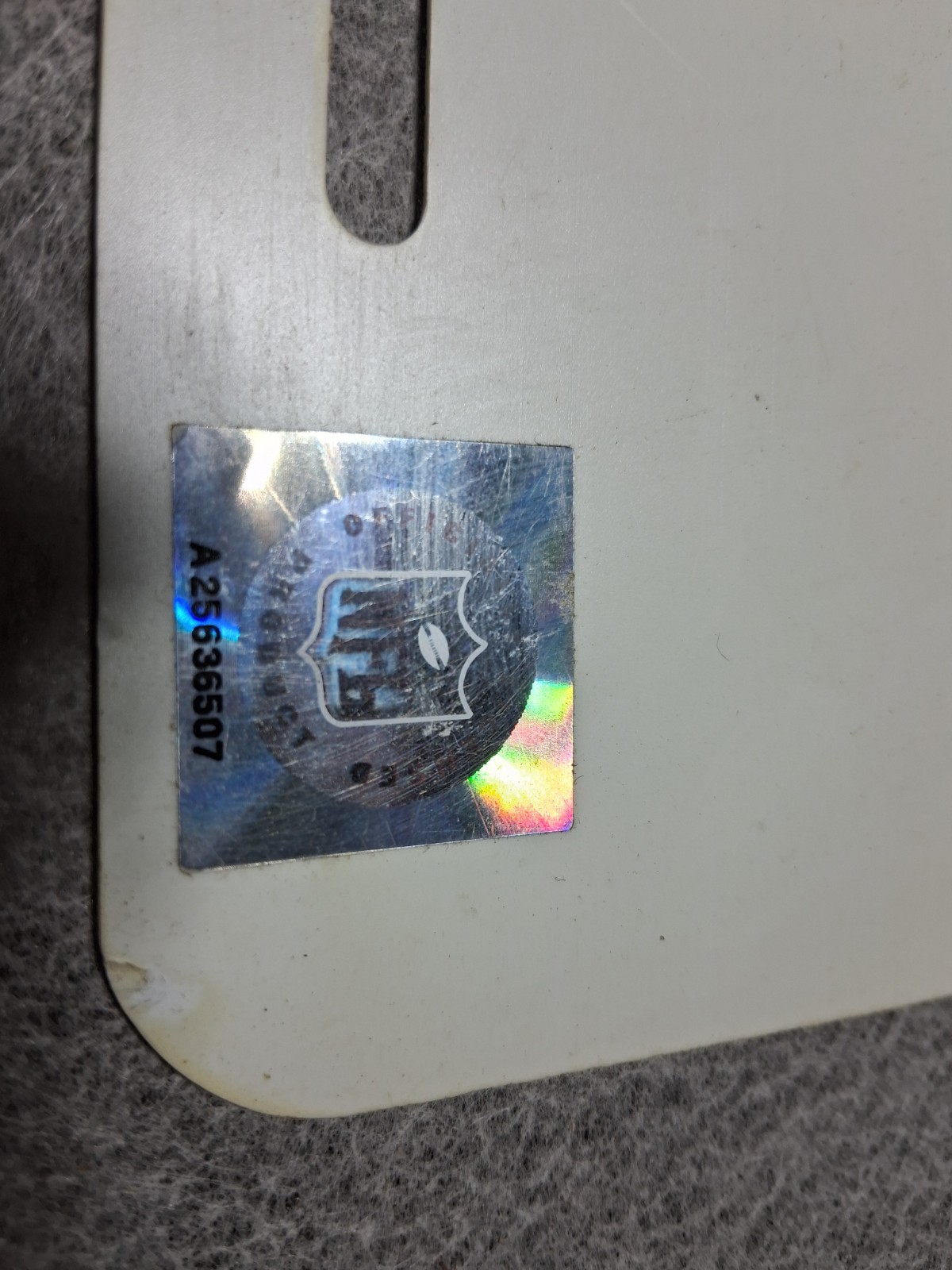 1997 Tennessee Oilers Vintage Plastic License Plate Inaugural Season Collectible