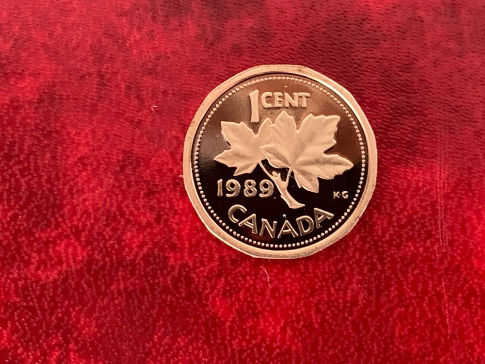 Canada 1 Cent 1989 Proof Coin-Uncirculated