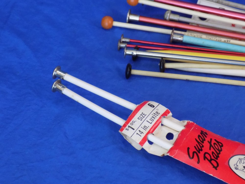 Knitting Needle Mixed Lot w/ Susan Bates Sets Double Points