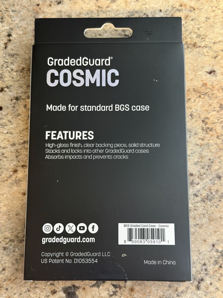 GradedGuard BGS Graded Card Case Guard Protector COSMIC BGS Limited /2000