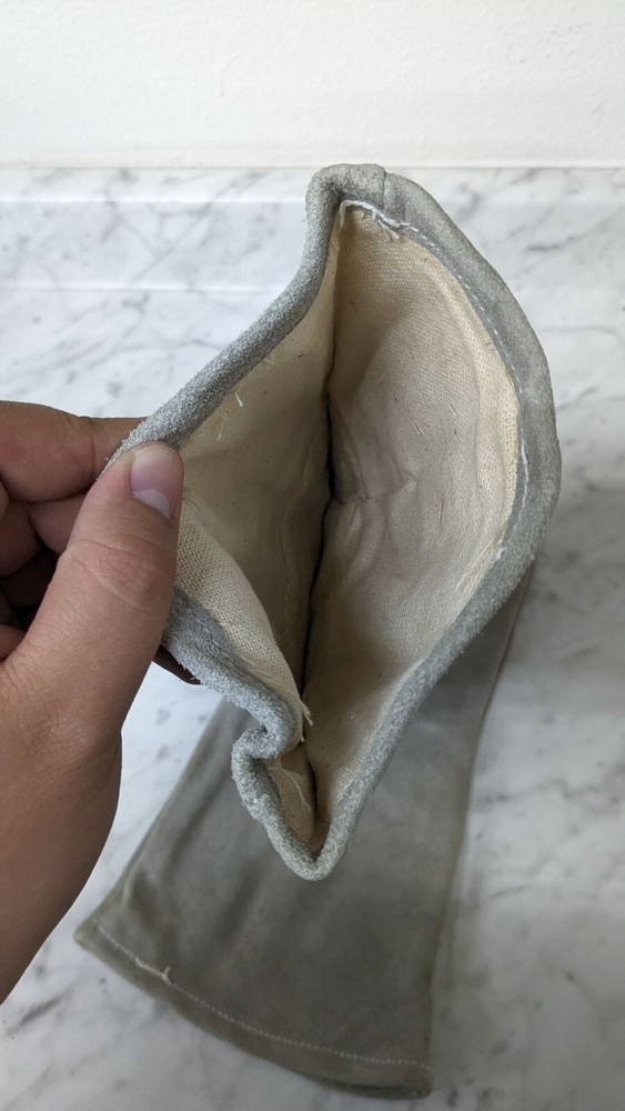 XL Gray welding gloves
