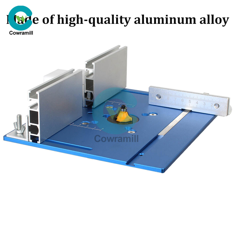 Electric Router Table Insert Milling Flip Plate Durable Wood Working Benche