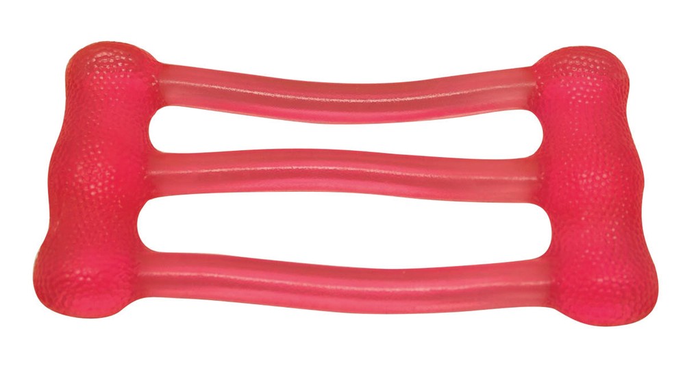 CanDo Jelly Expander Triple Exerciser - red - light