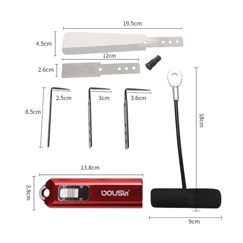 Auto Windscreen Removal Tool Set Quick Release Cold Knife Glass Removal Tool