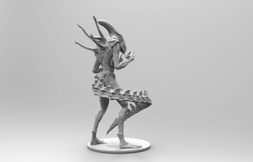 ALIEN XENOMORPH SMOKING JOINT TABACO CIGAR 3D PRINT