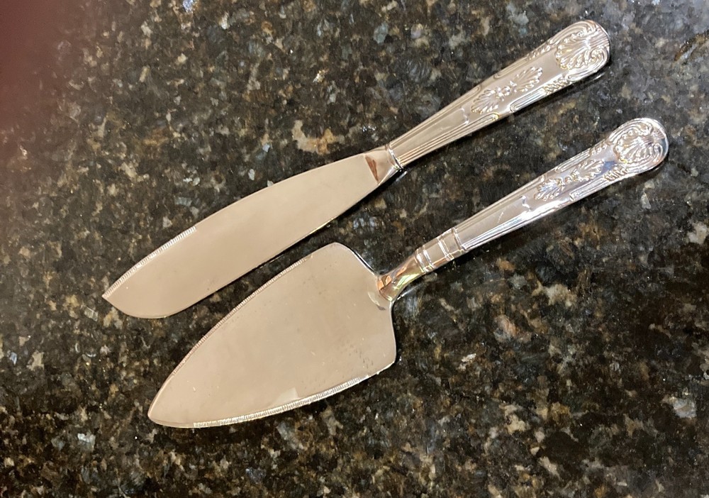 Cake Knife & Server Stainless 2-Piece Set