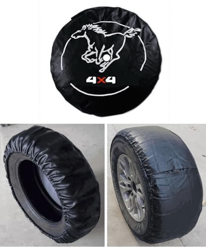 for Ford Bronco Spare Tire Cover with Camera Hole, Spare Wheel Cover with XL