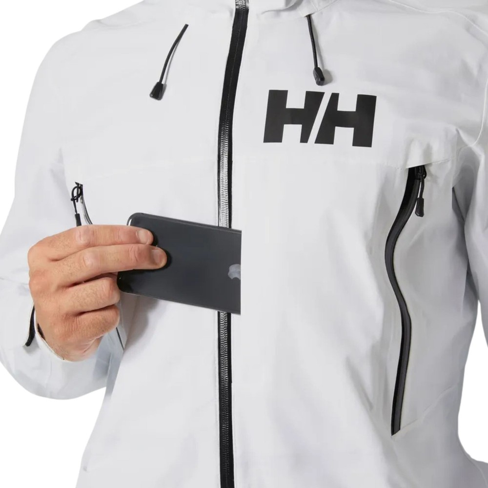 Helly Hansen Sogn Shell 2.0 Men's Winter Jacket, White, X-Large