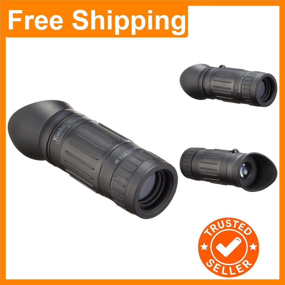 7x Magnification Monocular with Smartphone Compatibility & Carrying Case