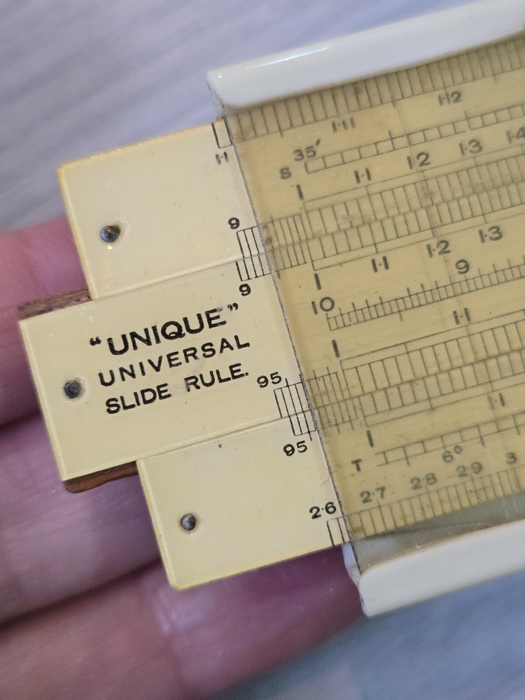 Vintage Unique Universal Slide Rule Old Tools