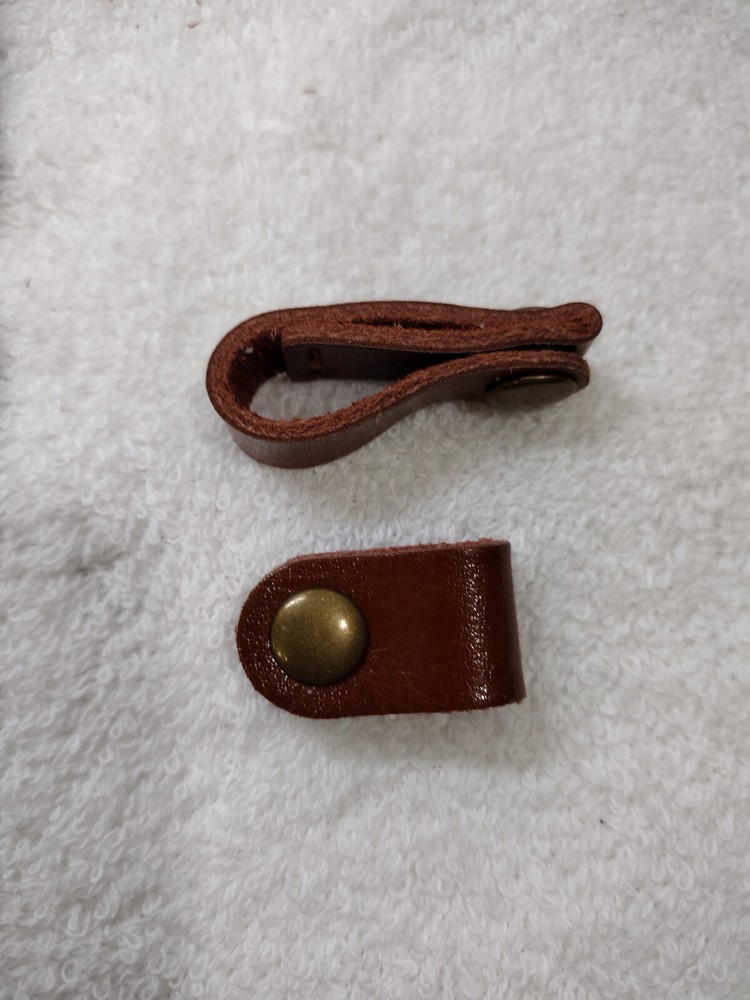 Leather/ USB Cable Clips, Storage Straps/ Assorted Colors/Length/Vkus- 72 pcs