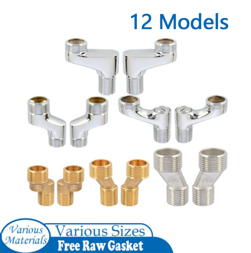 Bathroom Shower Faucet Adapter Wall Mounted S-unions Width Angle Various Sizes