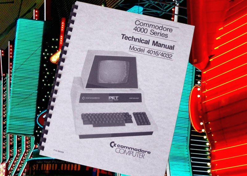 COMMODORE Series 4000 Computer TECHNICAL Service Manual With Schematics